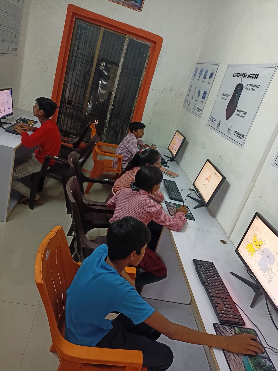 Computer class, Gajanand Learning Centre